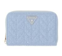 GUESS portafoglio Stacey SLG Zip Around Wallet Light Blue celeste