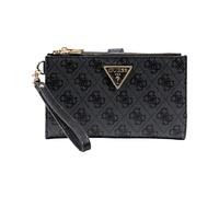 Guess - Portafoglio Stampato con Zip e Chiusura a Bottone - - Accessories - Donna - Grigio - ONE SIZE