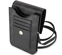 Guess Portafoglio unisex in nylon, GUWBSQGBK Bi-Fold Wallet, nero, taglia unica, Nero, taglia unica