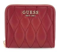 GUESS portafoglio Valla Zip Around Wallet Red rosso scuro