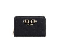 GUESS portafoglio Anise SLG Zip Around Wallet Black Logo nero