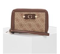 Guess Portamonete LINDSEY SLG MED DOUBLE ZIP in Marrone Unica