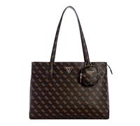 GUESS Power Play Tech Tote, Borsa Donna, Logo Marrone, One Size