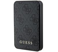 Guess Powerbank 15W GUPB5LP4GEGK5000mAh schwarz 4G Leder Metall Logo