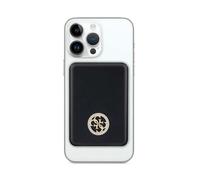 Guess Powerbank 5000mAh 15W 4G Strass Metal Logo per Magsafe - Nero