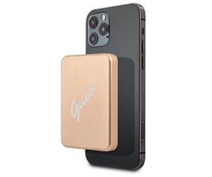 Guess Powerbank induktiv 5W GUPBMSVSLG3000mAh golden/gold MagSafe