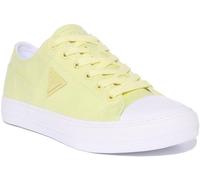 Guess PRANZE, Scarpe con Lacci Donna, Lime, 36 EU
