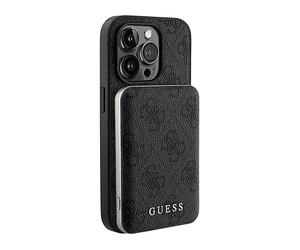 GUESS Protettiva GUBPM5P14X4GEMGK Cover per Apple iPhone 14 Pro Max, Nero