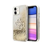 GUESS Protettiva GUHCN61LG4GGO Cover per Apple iPhone 11, Dorato
