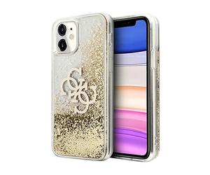 GUESS Protettiva GUHCN61LG4GGO Cover per Apple iPhone 11, Dorato