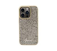 GUESS Protettiva GUHCP14LPMSDGSD Cover per Apple iPhone 14 Pro, Oro