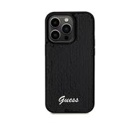 GUESS Protettiva GUHCP14XPSFDGSK Cover per Apple iPhone 14 Pro Max, Nero