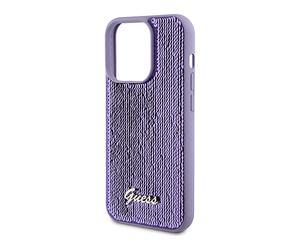 GUESS Protettiva GUHCP15XPSFDGSU Cover per Apple iPhone 15 Pro Max, Viola