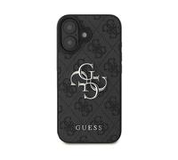 CG Mobile Guess GUHCP16S4GMGGR - Custodia rigida per iPhone 16 da 6,1", colore: Nero