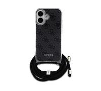 GUESS Protettiva GUHCP16SHC4SEK Custodia per Apple Smarphone, Nero