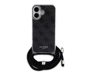 GUESS Protettiva GUHCP16SHC4SEK Custodia per Apple Smarphone, Nero