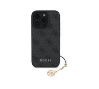 GUESS Protettiva GUHCP16XGF4GCK Cover per Apple iPhone 16 Pro Max, Grigio