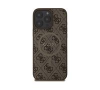 GUESS Protettiva GUHMP16LG4GFRW Cover per Apple iPhone 16 Pro, Marrone
