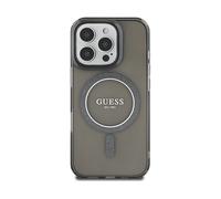 GUESS Protettiva GUHMP16LHFGEREK Cover per Apple iPhone 16 Pro, Nero