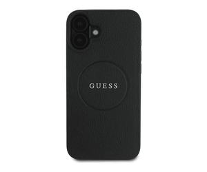GUESS Protettiva GUHMP16MPGHSMMK Cover per Apple iPhone 16 Plus, Nero