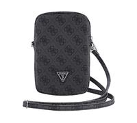 Guess Borsa a tracolla 4G Triangle portafoglio per telefono con cerniera - Nero