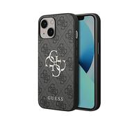 GUESS PU 4G Big Cover per Apple iPhone 13 Mini, Grigio