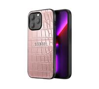 GUESS PU croco COVER per Apple iPhone 13 Pro, Rosa