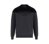 GUESS Pullover 'KANTU' grigio scuro / nero Uomo GUESS M