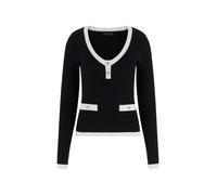 GUESS Pullover 'LAUREL' nero / bianco Donna GUESS S