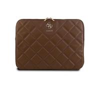 Guess Quilted 4G Sleeve Marrone - Laptop da 13/14 pollici