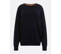 Guess Randal Cn Basic - Pullover Misto Seta Blu - Taglia L Abbigliamento Uomo