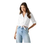 Guess - Reeya Poplin Top - - Blouses & Shirts - Donna - Bianco - M