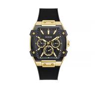 GUESS Orologio analogico 'Phoenix' oro / grigio chiaro / nero Uomo GUESS One Size