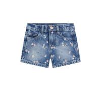 GUESS Rigid Denim Short with Embroidery Pantaloncini, Lavaggio Ricamato di Medie Dimensioni, 2 Anni Bambina