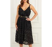 GUESS Rosie Dress Jet Black A996 Taglia: 40 | Abiti Midi Outlet | Donna | Nero