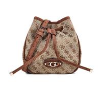 GUESS borsa a tracolla Samantha Mini Bucket Latte Logo/Brown marrone chiaro