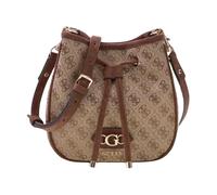 GUESS borsa a tracolla Samantha Mini Bucket Latte Logo/Brown marrone chiaro