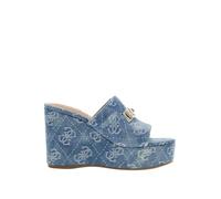 GUESS Sandali con zeppa Donna - Blu modello FLJEV2DEN04 Sandali Evenza2 -