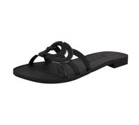 GUESS Sandali da donna ElyhoFlat, Nero 001., 40 EU