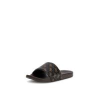 GUESS Sandali di design, infradito con logo monogramma, marrone, marrone, 45 EU