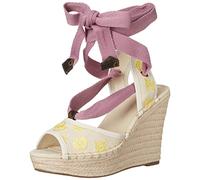 GUESS Sandali HalonaWedge Donna, Beige Lilla, 37 EU