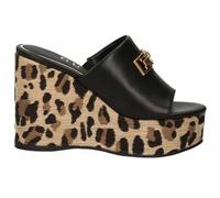 GUESS Sandalo Evenza TC 110 in ecopelle black/leopard Taglia scarpa: 38