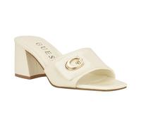 Guess Sandalo Gallai Donna con Tacco, Vernice Avorio 152, 39 EU