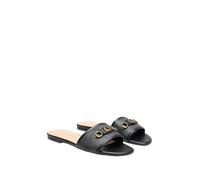 GUESS Sandalo Hammi Donna, Nero, 41 EU