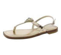 GUESS Sandalo Piatto Rainey Donna, Oro 710., 38 EU