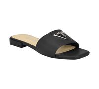 GUESS Sandalo piatto Tamsea da donna, Nero 001., 38.5 EU