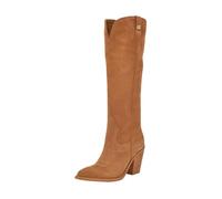 GUESS Sashan, Stivali ad Altezza Ginocchio Donna, Camoscio Marrone Medio 210, 39 EU