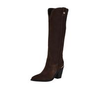 GUESS Sashan, Stivali ad Altezza Ginocchio Donna, Camoscio Marrone Scuro 200, 37.5 EU