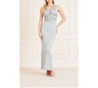 GUESS Scarlett Long Dress Mineral Grey Multi Taglia: M | Maxi abiti Outlet | Donna | Grigio