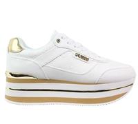 GUESS Scarpe Donna Sneaker Hansin4 White/Platino Taglia Scarpa: 35